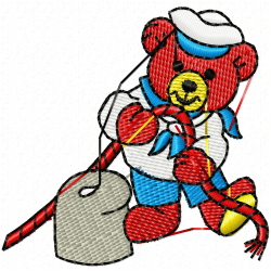 Teddy Embroidery Design 12